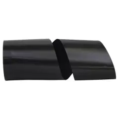 JAM Paper 4" x 55yd. Perfect Printer Satin Ribbon Black