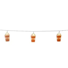 10ct. Warm White LED Pumpkin Latte String Lights by Ashland&reg;