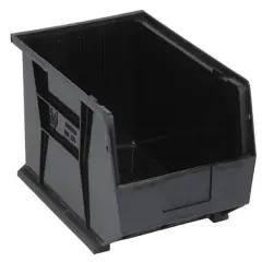 Quantum Storage Systems&reg; Black 16" x 11" x 8" ULTRA Stack & Hang Bins, 4ct.