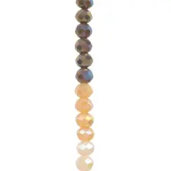 Gray & White Glass Rondelle Beads, 3mm by Bead Landing&trade;