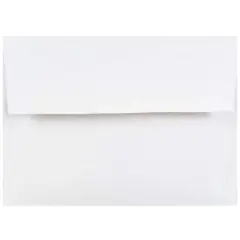 JAM Paper White 4Bar A1 Envelopes, 100ct.
