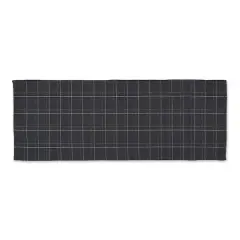 DII&reg; Variegated Plaid Recycled Yarn Floor Runner, 2ft. x 3" x 6ft. Mineral Plaid