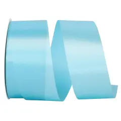 JAM Paper 1.875" x 50yd. Single Face Satin Allure Ribbon Ocean Blue
