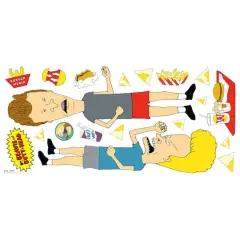 RoomMates Beavis and Butt-Head Peel & Stick Giant Wall Decals