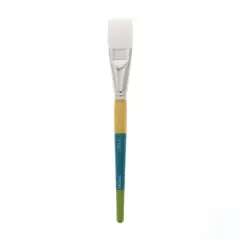 Princeton&trade; Snap!&trade; Series 9850 White Taklon Short Handle Stroke Brush