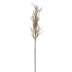 31" Flocked Beige Pampas Grass Sprays, 4ct.