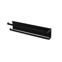 Household Essentials 16" Metal Magnetic Paper Towel Holder Black