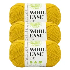 3 Pack Lion Brand&reg; Wool-Ease&reg; DK Yarn Goldenrod