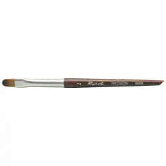 Raphael Mini Precision Short Handle Filbert Brush, Size 02