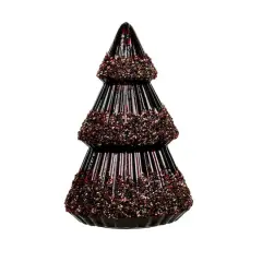 Burgundy Glass Tree Tabletop D&eacute;cor by Ashland&reg;