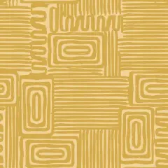 RoomMates Emily Rayna Pathways Peel & Stick Wallpaper Yellow