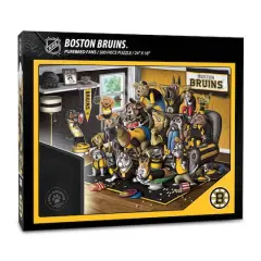 NHL Purebred Fans A Real Nailbiter 500 Piece Puzzle Boston Bruins