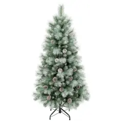 4.5ft. Unlit Perry Hard Needle Artificial Christmas Tree