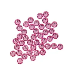 SS20 Round Flatback Austrian Crystals by Bead Landing&trade;, 45ct. Rose