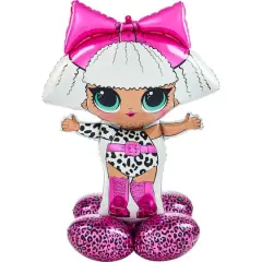 AirLoonz&reg; 47" L.O.L. Surprise! Glam Diva Foil Balloon