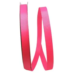 The Ribbon Roll 5/8" x 100yd. Grosgrain Allure Ribbon Shocking Pink