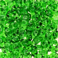 Superduo Two-Hole Czech Glass Beads Chrysolite Solid