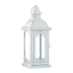 Kate Aspen&reg; Medium Antique White Decorative Lantern