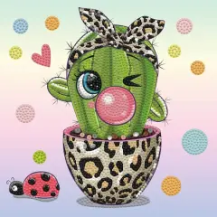 Diamond Dotz&reg; Dotzies&reg; Cat Walk Cactus Diamond Dotting Kit