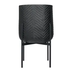 Hello Honey&reg; 25.5" Black Metal Planter with Stand