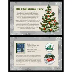 The History of The Christmas Tree Coin and Stamp Set