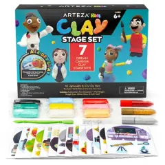 Arteza&reg; Kids Careers Small Stage Clay Kit, 77 pcs