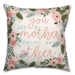 Mother Unlike Any Other Throw Pillow