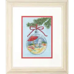 Dimensions&reg; Beach Ornament Counted Cross Stitch Kit