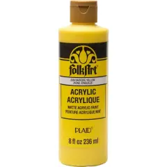 FolkArt&reg; Acrylic Paint, 8oz. Daffodil Yellow