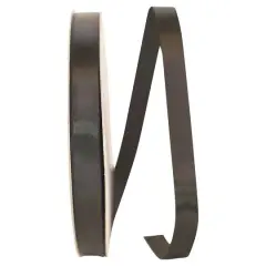 JAM Paper 5/8" x 100yd. Satin Single Face Ribbon Black