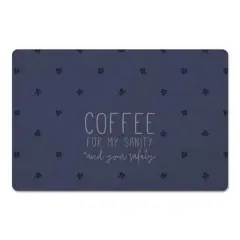Coffee For My Sanity Floor Mat, 18" x 27"