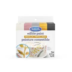 Satin Ice&reg; Metallic Edible Paint Set