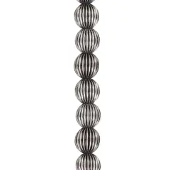 Antique Silver Round Beads, 10mm by Bead Landing&reg;
