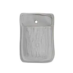 Hello Honey&reg; 8" Large White Square Terra Cotta Wall Planter