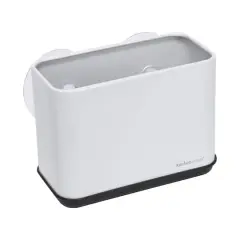 Kitchen Details Suction Sink Caddy White