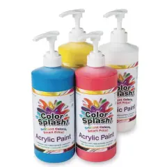 Color Splash!&reg; Primary Color Acrylic Paint Set, 32oz.