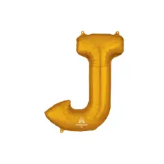 32" Gold Letter Foil Balloon J
