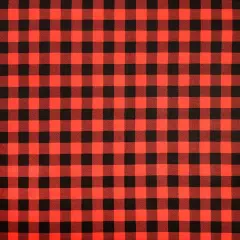 Red & Black Buffalo Check Cotton Fabric Mini Bolt by Loops & Threads&reg;