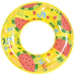 24" Summer Watermelon Inflatable Inner Tube Ring Float