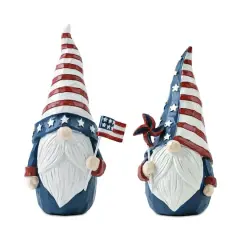 7.25" Americana Gnome Figurines, 2ct.