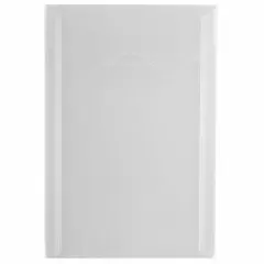 JAM Paper 4.13" x 6" Clear Plastic Tuck Flap Open End Envelopes, 24ct.