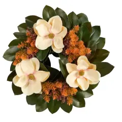 24" Magnolia Wreath