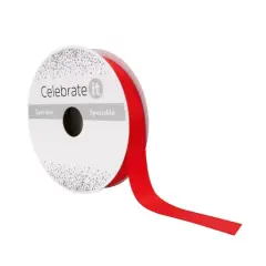 5/8" x 20yd. Satin Ribbon Celebrate It&reg; Specialty Red