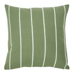 Hello Honey&reg; 20" Square Interwoven Stripe Cotton Pillow Cover