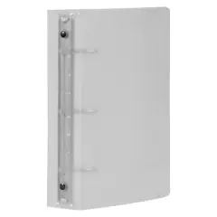 JAM Paper 1.5" Glass Twill Plastic Mini 3-Ring Binder