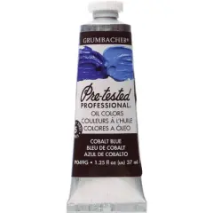 Grumbacher&reg; Pre-Tested Professional&reg; Oil Color Paint, 37mL Cobalt Blue