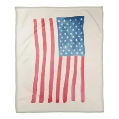 American Flag Coral Fleece Blanket