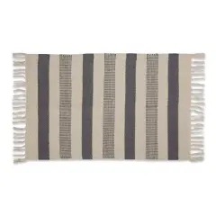 DII&reg; Gray Combo Stripe Hand-Loomed Rug, 2ft. x 3ft.