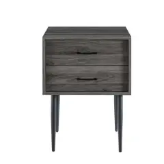 Walker Edison Slate Gray Modern Side Table