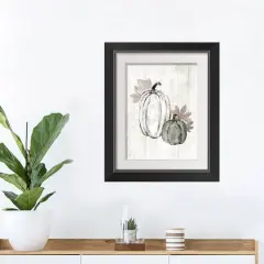White Harvest Black Framed Print Wall Art
